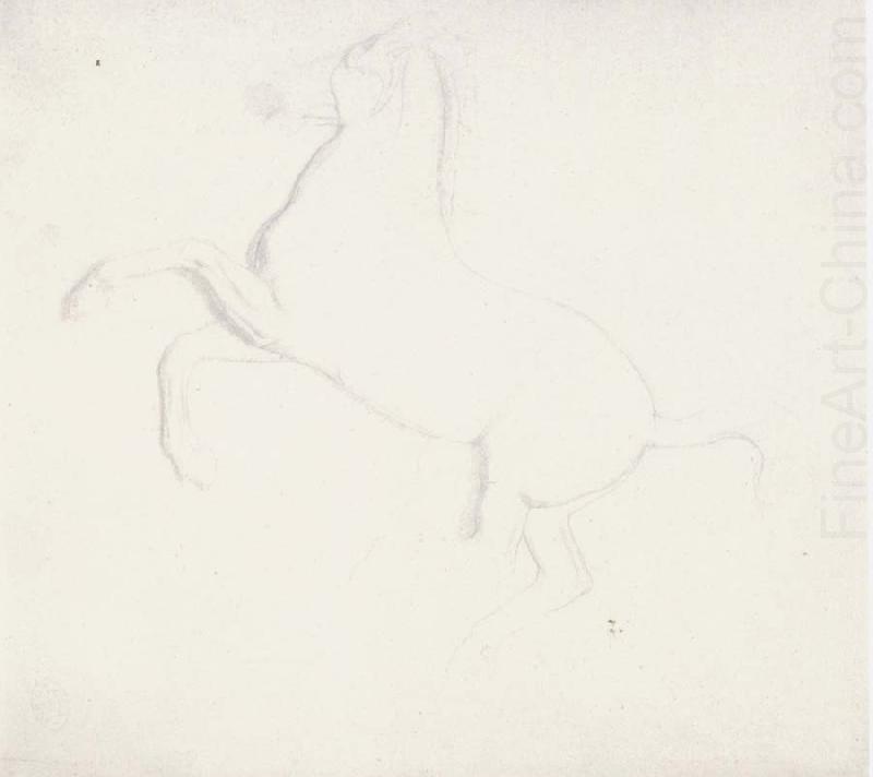 Edgar Degas Study of a Horse from the Parthenon Frieze china oil painting image